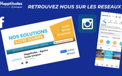 Happ’titudes Services, votre agence locale tempeos est maintenant sur Facebook et Instagram !